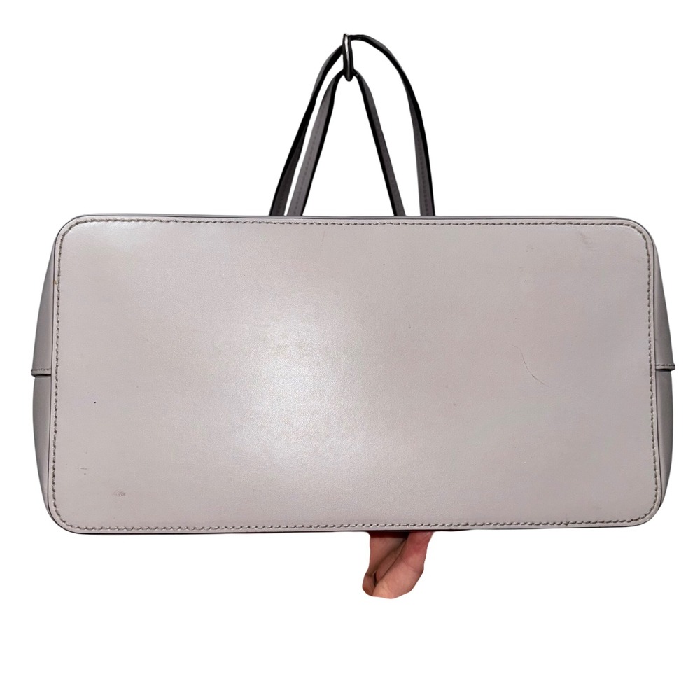 Kate Spade New York Tote Bag Handbag Shoulder Bag Purse Grey Lilac $329 - Picture 6 of 11
